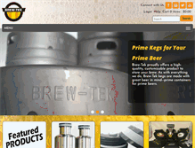 Tablet Screenshot of brew-tek.com